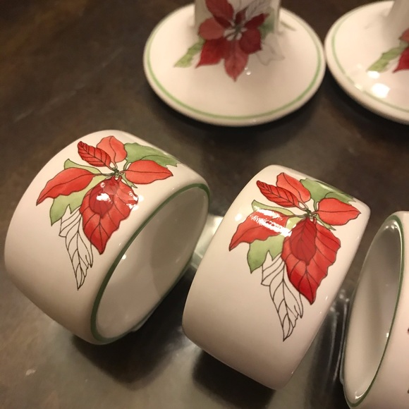 Block Bernarda candlesticks and 4 napkin rings - Picture 3 of 8